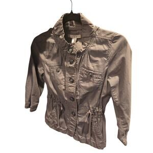 Ann Taylor Army Green  Tailored Jacket